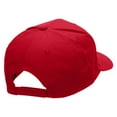 thumbnail image 4 of Marketing Supervisor Solid Cotton Twill Low Profile Snap Cap - Red OSFM, 4 of 5
