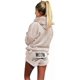 thumbnail image 1 of Womens Cute Fleece Pajamas Suit Hooded Sleepwear Meow Shorts Set (Beige,S), 1 of 5