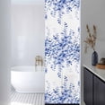 thumbnail image 3 of Blue Eucalyptus Window Privacy Film, Botanical Plant Rustic Succulent Branch Static Cling UV Sun Blocking Heat Control Window Tint, Non-Adhesive One Way Windows Privacy Cover 17.7''x78.7'', 3 of 7