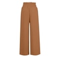 thumbnail image 5 of Seductiva Soft Leggings for Women Linen Pants Women Summer Wide Leg Pants Drawstring Elastic Waist Pants High Waisted Pants Casual Beach Trousers Loose Casual Pants, 5 of 5
