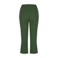 thumbnail image 6 of QATAINLAV Womens Capris for Seniors Summer Capri Leggings Stretchy Workout Yoga Casual Vacation Beach Pants Green XL, 6 of 8