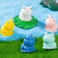thumbnail image 4 of 50PCS Resin Frog Figures Tiny Plastic Frogs Colorful Ornaments for Crafts and Plant Display, 4 of 9