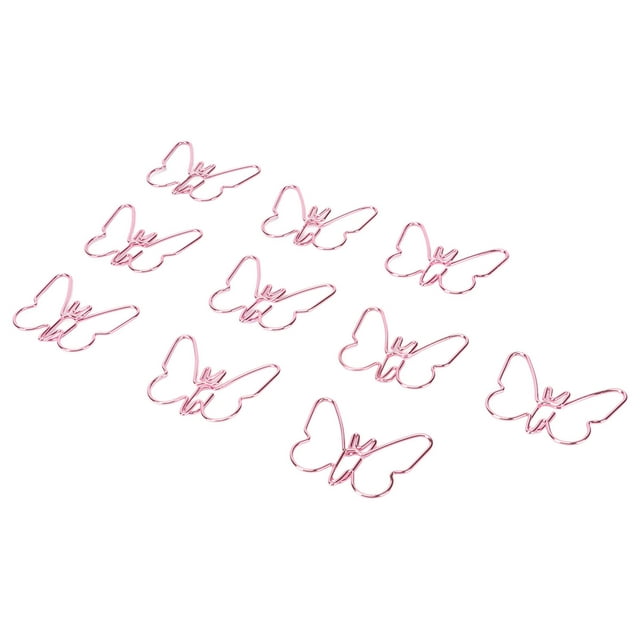 Pinces à Papier en Forme, Pinces à Papier Style Mignon Processus d'Électroplaqué Rose pour École