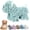 Green, variant on Chenille Dog Hand Towel Fuzzy Dog Towel,10.2x5.1 Inch Dog Hand Towels for Bathroom Kitchen Fluffy Soft Absorbent (Gray)
