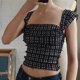 thumbnail image 3 of Chaleco sin mangas a cuadros para mujer,Camiseta sin mangas para mujer, camiseta sin mangas corta ancha y delgada, chaleco delgado sin mangas para mujer, confiabilidad excepcional, 3 of 7