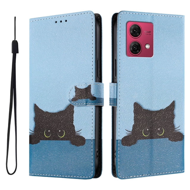 FOXDOCK Funda Tipo Cartera para Motorola Moto G84 con Soporte y Correa – Diseño de Patrones Lindos