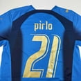thumbnail image 2 of Autographed/Signed Andrea Pirlo Italy Blue Soccer Futbol Jersey Beckett BAS COA, 2 of 4