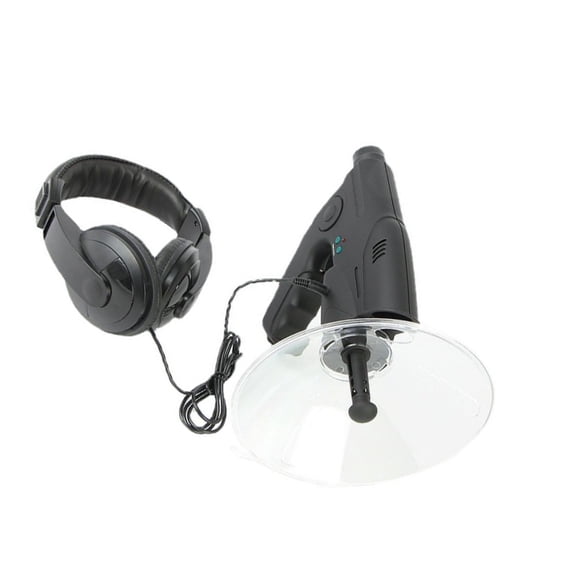 Micrófono parabólico Eigraketly negro Monocular