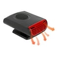 thumbnail image 4 of 150W 12V Air Heater Car Fan Heater 360 Degrees Rotatable Windscreen Defroster for Winter, 4 of 14