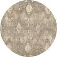 thumbnail image 4 of SAFAVIEH Wyndham Kensington Abstract Wool Area Rug, Natural/Multi, 7' x 7' Square, 4 of 7