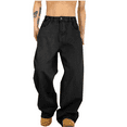 thumbnail image 2 of Molinyidia Clothes Mens Wide Leg Jeans Baggy Loose Fit Denim Pants Mens Y2K Jeans Hip Hop Casual Trousers Streetwear Loose Casual Denim Trouser, 2 of 5