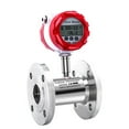 304 Stainless Steel Industrial Turbine Flow Meter Fluid Flow Meters