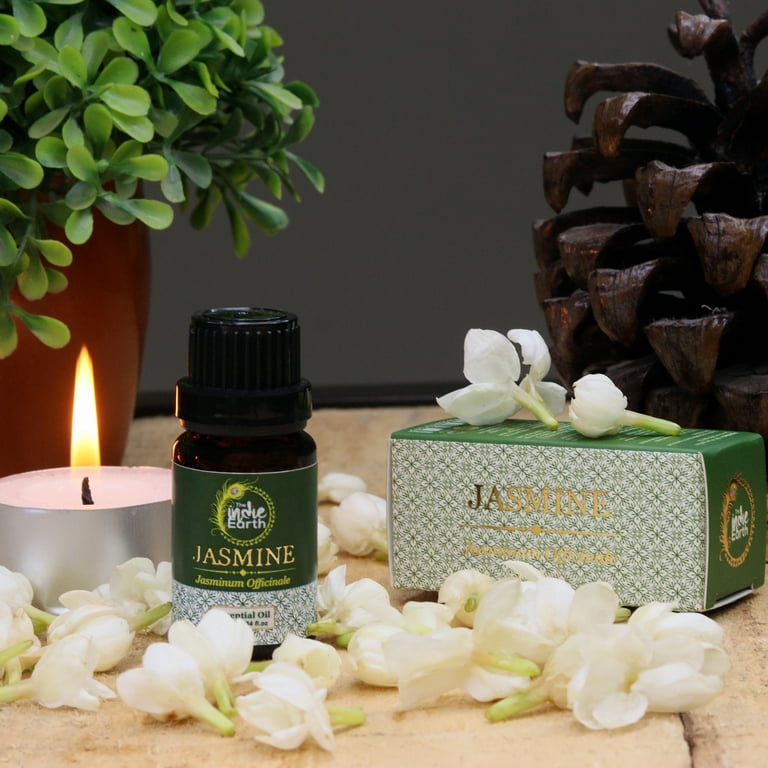 The Indie Earth 100% Pure & Undiluted Jasmine Essential Oil - Premium  Jasmine Oil For Topical, Aromatherapy & DIY - Hair Care Oil - Sensual  Massage