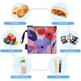 thumbnail image 5 of Reusable Food Storage Bags with Eco-Friendly EVA Lining Lunch Bag for Lunch, Travel & Organization Abstract Floral Designs, 5 of 8