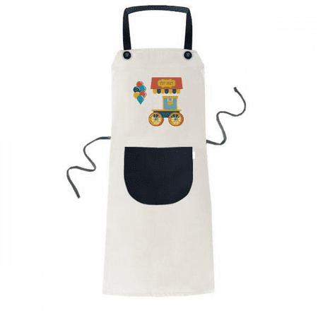 

Amazing Funny Park Hot Dog Illustration Apron Adjustable Bib Cotton Linen BBQ Kitchen Pocket Pinafore