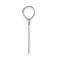 thumbnail image 2 of Diamond2Deal 14K Pendentif Initiale Lettre F en Or Blanc pour Femmes, 2 of 6
