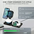 thumbnail image 6 of 3 in 1 Charging Station for iphone, Wireless Charger for iPhone 17/16/15/14/13 /12/Pro/Max/Plus, Magsafe Accessories Charger for Airpods, iWatch, 6 of 8