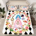 thumbnail image 2 of Castle Fairy Kids Cartoon Princess 4-Piece Queen Sheet Sets, 2 of 7
