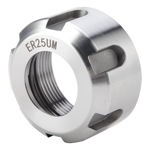 1 Uds. Tuerca de equilibrio dinámica ER25UM torno de soporte de portabrocas de tuerca de Metal (blanco M32 * 1,5)