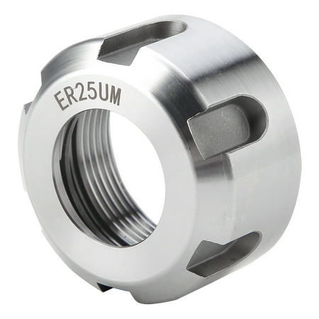 

1pcs ER25UMdynamic balancing nut Metal Collet Nut Chuck Holder Lathe(White M32*1.5)