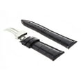 thumbnail image 2 of 22MM LEATHER WATCH BAND STRAP FOR TAG HEUER CARRERA MONACO F1 CLASP DARK BROWN, 2 of 2