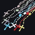 thumbnail image 2 of Plastic Rosary Beads Luminous Necklace Catholicism Prayer Religious Jewelry---Model code21361-XG3132, 2 of 5