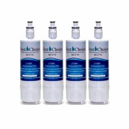 Best Choice Water Filters BCF70-4 Compatible LG LT700P Kenmore 46 9690 ADQ36006101 Refrigerator Water Filter 4-PACK