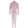 thumbnail image 6 of Itsame Sweatsuits 2pcs Sets for Womens Long Sleeved Sweatshirt and Pants Solid Color Women Athletic Outfit Sets Pink Size M, 6 of 9