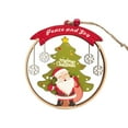 thumbnail image 2 of Adorno Colgante Navideño onlyliua de Madera Decoración Festiva Ligero, 2 of 6