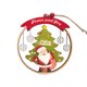 thumbnail image 2 of Adorno colgante navideño de madera Fiudx Liquidación navideña Ligero y fácil de colgar, 2 of 6
