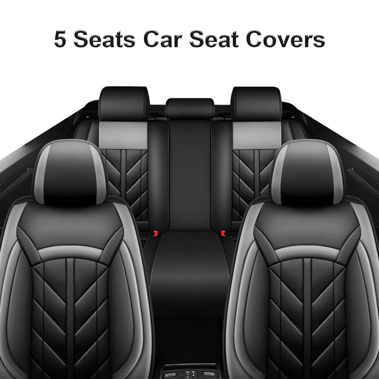 Car Seat Cover for Chevy 5 Seats Full Set, Wear-resistant Pu