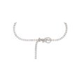 thumbnail image 2 of Bella by Thorne Statement CZ Dagger Dangle Adult Waist Chain, Silver, 2 of 6
