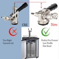 thumbnail image 3 of Stainless Steel D Type Beer Keg Coupler, Keg Dispensing Equipment with Pressure Reducer, 3 of 4