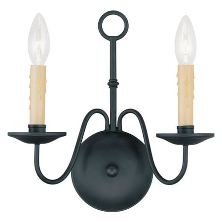 Livex Lighting - Heritage - 2 Light Wall Sconce in Farmhouse Style - 13 Inches