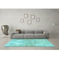 thumbnail image 3 of Ahgly Company Indoor Rectangle Persian Light Blue Traditional Area Rugs, 5' x 8', 3 of 4