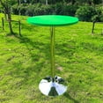 thumbnail image 2 of Lot de 4 Nappe Ronde Verte Ajustée pour Table de Cocktail Couverture de Table de Bar Pliante en Spandex Élastique Extensible 24 Pouces, 2 of 8