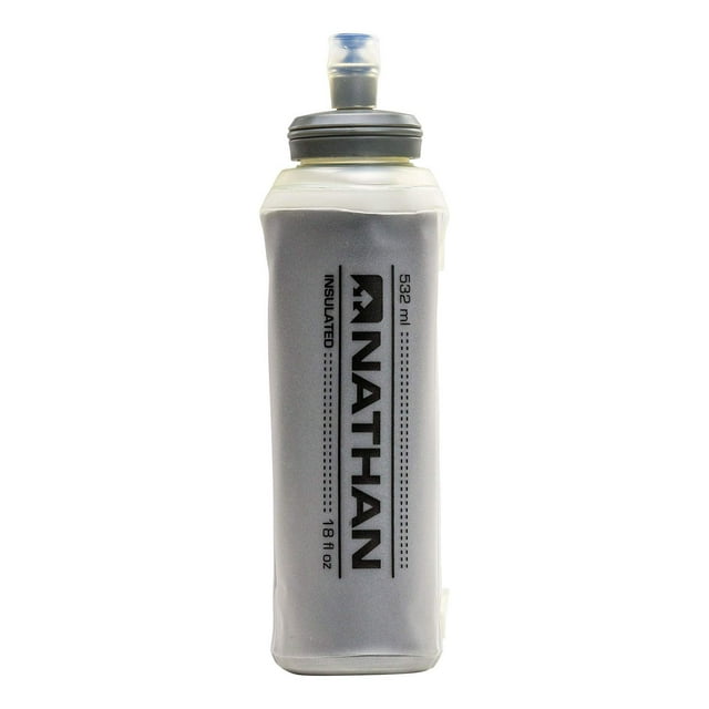 Petaca Blanda Aislada Nathan. Botella De Hidratación De 18 Oz Para Correr, Hacer Senderismo Y Más. Se Adapta A Todos Los Chalecos Nathan.