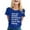 Blue, variant on Womens Sarcastic T Shirts with Funny Sayings Novelty Graphic Tees for Women Women Loose Tops Summer Women Shirt Small
