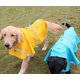 thumbnail image 4 of S/M, impermeable, ajustable, azul claro, con capucha para perro, chaqueta reflectante para lluvia, ropa impermeable para perro, ropa para perros pequeños, medianos y grandes, 4 of 5