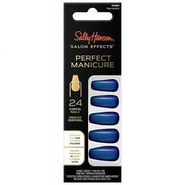 Sally Hansen Salon Effects Perfect Manicure Coffin Nails Set, Hyp-Nautical 1.0