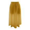 thumbnail image 4 of YUEJUIR Pleated Skirts for Women Boho Skirts for Women Trendy Summer Flowy Floral Midi Skirts with Pockets Lightweight Drawstring High Waisted Skirts Casual Skirts for Women (Yellow,S), 4 of 4
