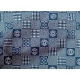 thumbnail image 4 of oneOone Cotton Cambric Blue Fabric Geometric African Sewing Material Print Fabric By The Yard 56 Inch Wide, 4 of 4