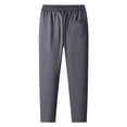 thumbnail image 5 of OSOLU Solid Color Loose Sweatpants Summer Fall Men's Straight Long Pants Casual Sports Fitness Ankle Length Pants Trousers Fashionable Classic Leisure Bottoms, 5 of 5