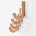 thumbnail image 4 of Wall Mounted Coat Hook: 2PCS Simple Wood Wall Hook Towel Hook for Home Kitchen, 4 of 6