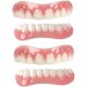 thumbnail image 1 of Teeth You Eat With Mouldable False Teeth Silica Gel Fit Perfect Teeth Stickers And Whitening Alternative Protect Your Teeth Regain Confident Smile 2 P, 1 of 5