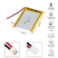 thumbnail image 4 of YDL 3.7V 1600mAh Battery 505060 Lithium Polymer Ion Rechargeable Li-ion Li-Po Battery with 2P PH 2.0mm Pitch Connector, 4 of 5