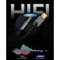 thumbnail image 3 of Cable de conector auxiliar de audio USB C a 3,5 mm ZOOAUX para iPhone iPad, 3 of 8
