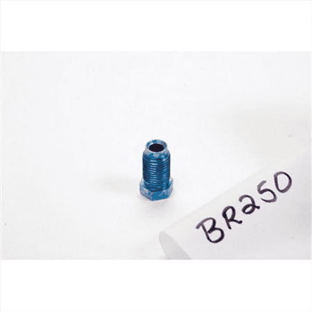 SUR&R Auto Parts Bubble Flare Nut - Tube size: 3/16 inch - Thread Size: M10x1.0 - Length: Long - Material: Steel - Application: VW & Audi, 4/pack, sold by pack