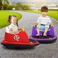 thumbnail image 4 of Costway Voiture 12 V pour Enfants, Auto Tamponneuse de Course à Rotation 360° avec Télécommande, Rouge, 4 of 10