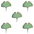 thumbnail image 2 of Injueey Gancho para colgar abrigos de una sola hoja de oro verde nórdico, Mini gancho para llaves de pared para el hogar Type3 NO3, 2 of 6